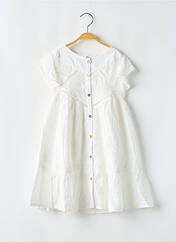 Robe courte blanc MAYORAL pour fille seconde vue