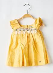 Robe courte jaune MAYORAL pour fille seconde vue