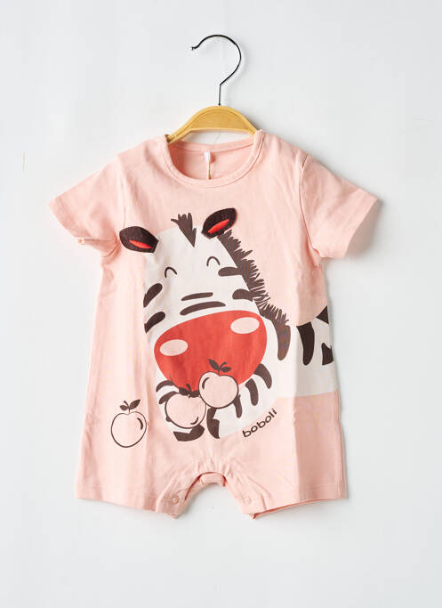 Barboteuse rose BOBOLI pour fille