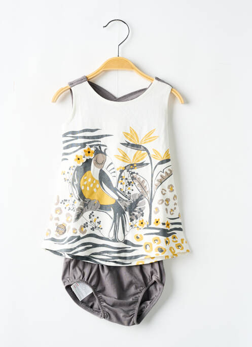 Ensemble short blanc BOBOLI pour fille