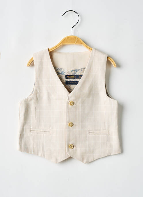 Gilet sans manche beige MAYORAL pour garçon