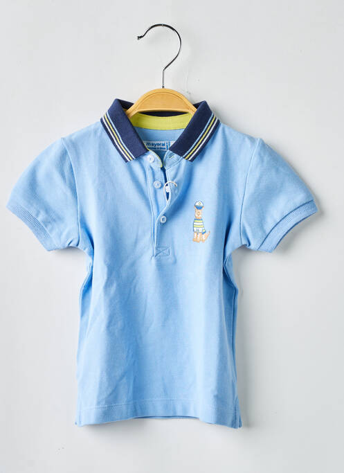Polo bleu MAYORAL pour garçon