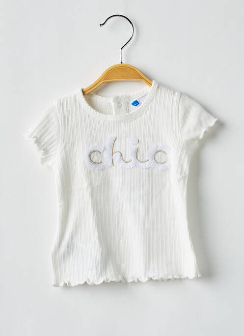 T-shirt blanc MAYORAL pour fille