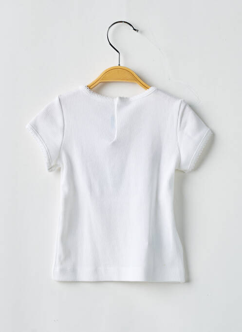 T-shirt blanc MAYORAL pour fille