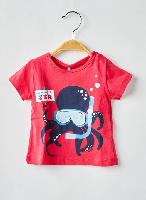 T-shirt rouge BOBOLI pour garçon