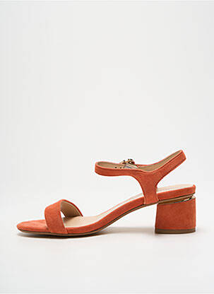 Sandales/nu pieds talon bottier talon de 4 à 6cm orange JB MARTIN femme