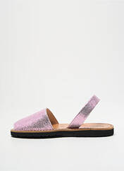 Sandales/Nu pieds rose MINORQUINES pour fille seconde vue