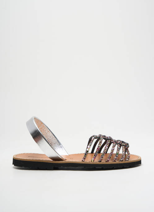 Sandales/Nu pieds argent MINORQUINES pour femme