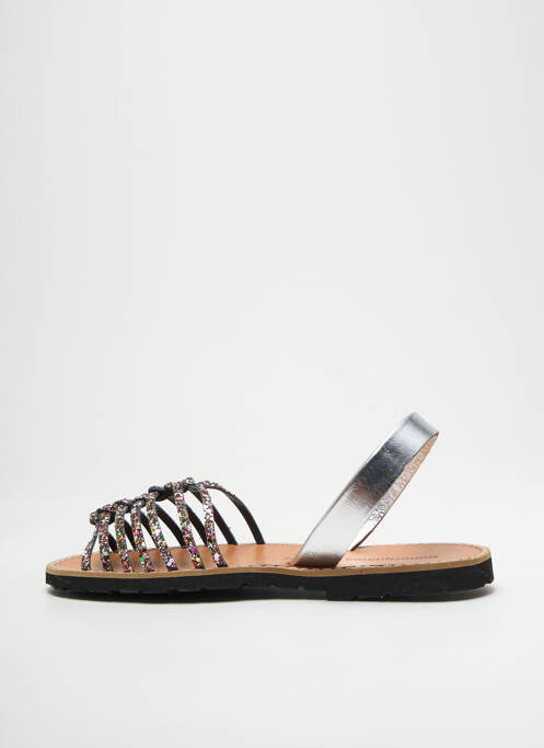 Sandales/Nu pieds argent MINORQUINES pour femme