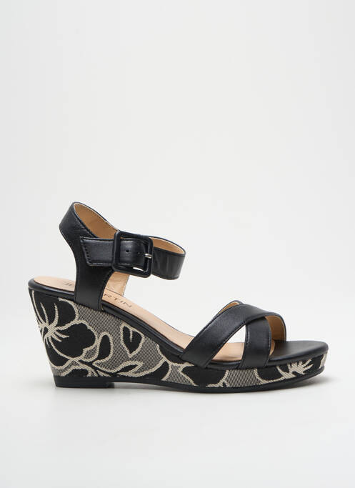 Sandales/Nu pieds noir JB MARTIN pour femme