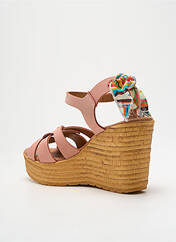 Sandales/Nu pieds rose GOODSTEP pour femme seconde vue