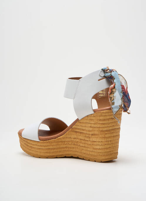 Sandales/Nu pieds blanc GOODSTEP pour femme