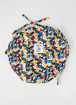 Sac poignée 2 anses de portée forme cabas jaune HÉDISON femme