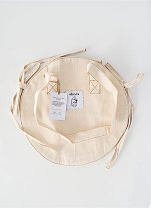 Sac poignée 2 anses de portée beige HÉDISON femme