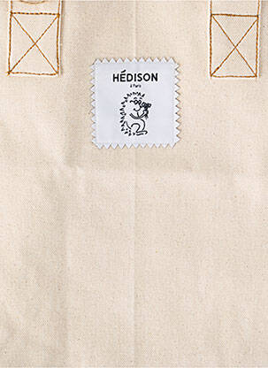 Sac poignée 2 anses de portée beige HÉDISON femme