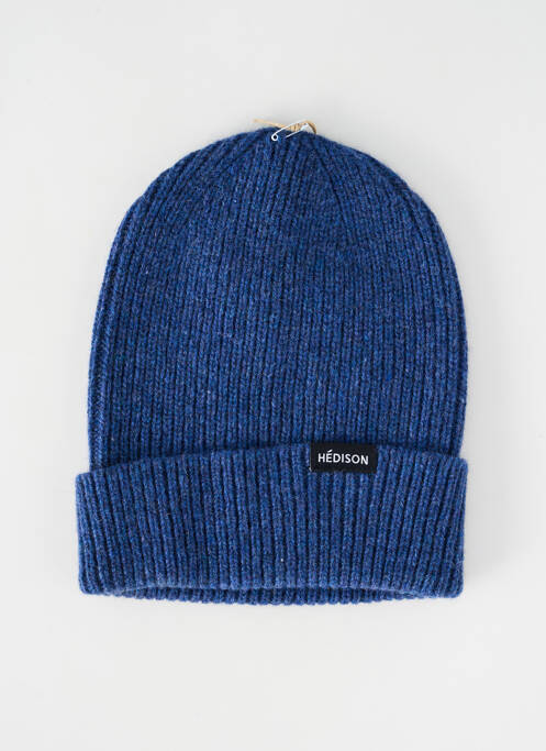 Bonnet bleu HÉDISON pour homme