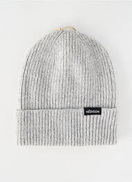 Bonnet maille grosse maille gris HÉDISON unisexe