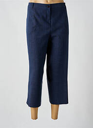 Pantacourt coupe droite taille normale bleu WEILL femme