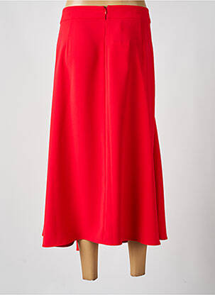 Jupe longue fermeture zippée au dos rouge WEILL femme