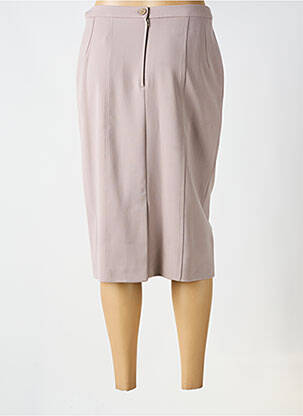 Jupe mi-longue taille à pinces beige WEILL femme