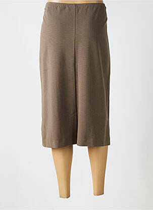 Jupe mi-longue stretch marron SOMMERMANN femme