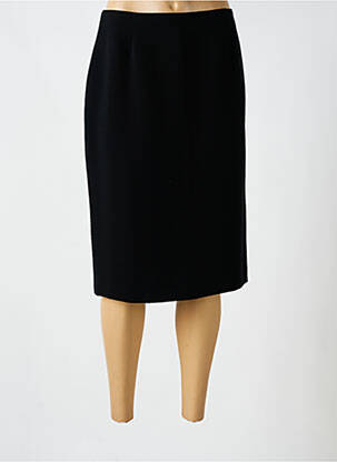 Jupe mi-longue taille à pinces noir WEILL femme