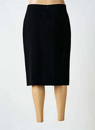 Jupe mi-longue taille à pinces noir WEILL femme