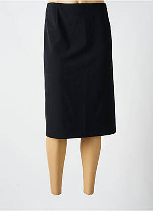 Jupe mi-longue taille à pinces noir WEILL femme