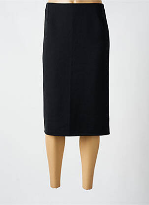 Jupe mi-longue taille à pinces noir WEILL femme