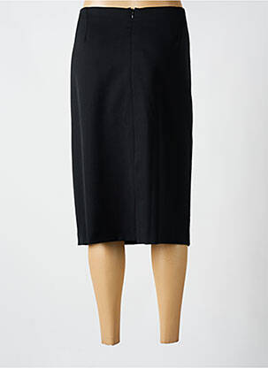 Jupe mi-longue taille à pinces noir WEILL femme