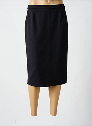 Jupe mi-longue taille à pinces noir ARMOR LUX femme