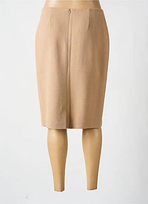 Jupe mi-longue taille à pinces beige WEILL femme