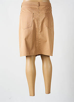Jupe mi-longue taille normale marron GARDEUR femme