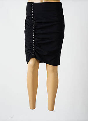 Jupe mi-longue coupe droite noir JOSEPH RIBKOFF femme