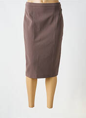 Jupe mi-longue marron WEILL pour femme seconde vue