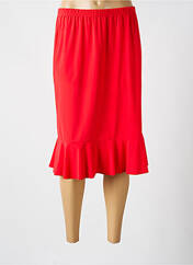 Jupe mi-longue rouge SAINT CHARLES pour femme seconde vue