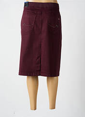 Jupe mi-longue rouge TONI pour femme seconde vue