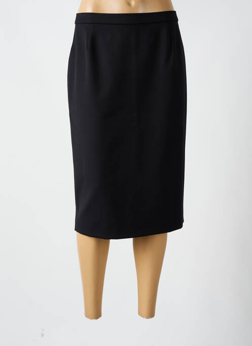 Jupe mi-longue taille à pinces noir ARMOR LUX femme