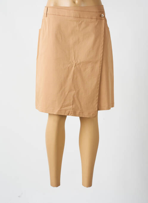 Jupe mi-longue marron GARDEUR pour femme