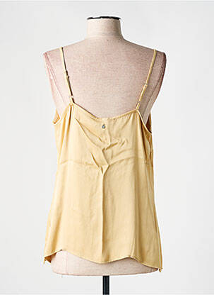 Top/caraco tissage satiné beige TRAMONTANA femme