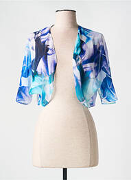 Boléro manches courtes bleu JOSEPH RIBKOFF femme