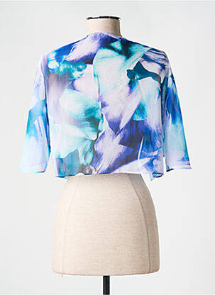 Boléro manches courtes bleu JOSEPH RIBKOFF femme