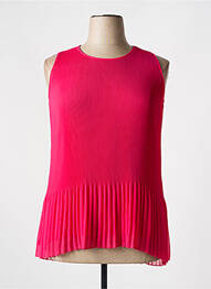Top coupe fluide sans manche rose SOMMERMANN femme