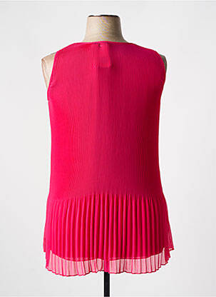 Top coupe fluide sans manche rose SOMMERMANN femme