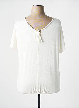 T-shirt stretch manches courtes beige TELMAIL femme