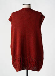 Gilet manches courtes orange PULL & MAILLE pour femme seconde vue