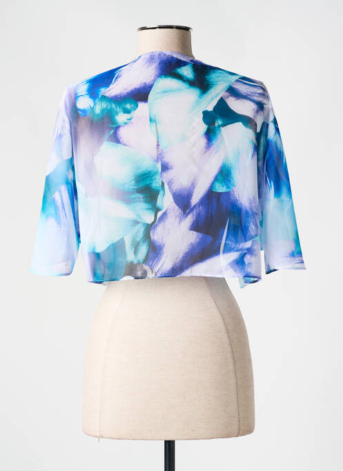 Boléro manches courtes bleu JOSEPH RIBKOFF femme