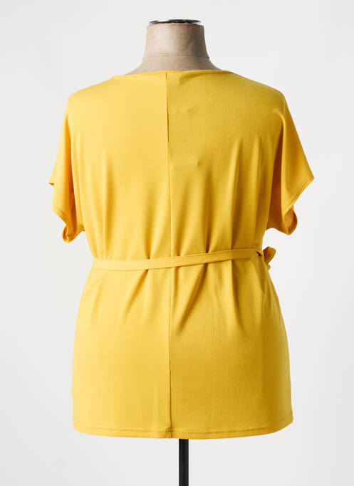Tunique manches courtes jaune TELMAIL pour femme