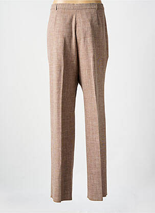 Pantalon droit taille haute taille haute marron KARTING femme