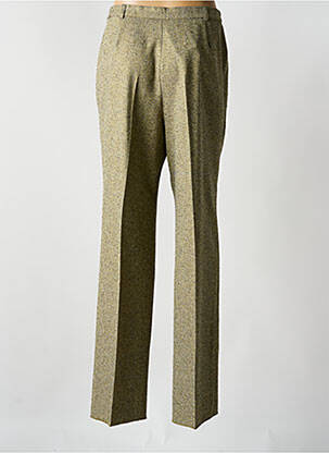 Pantalon droit taille à pinces taille haute vert KARTING femme